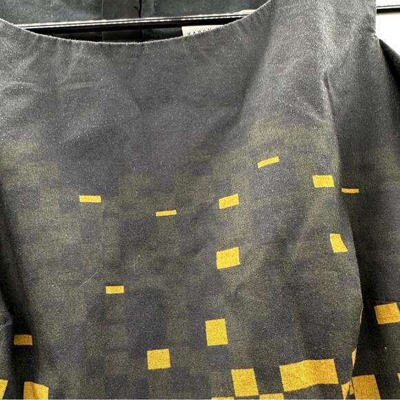 Karen Millen Black Ombre Colorful Block Print Sleeveless Mini Dress Size 4 - Picture 7 of 9